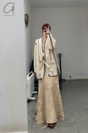 MUTEDANCE striped flower dye jacket MD22FW53 PM53